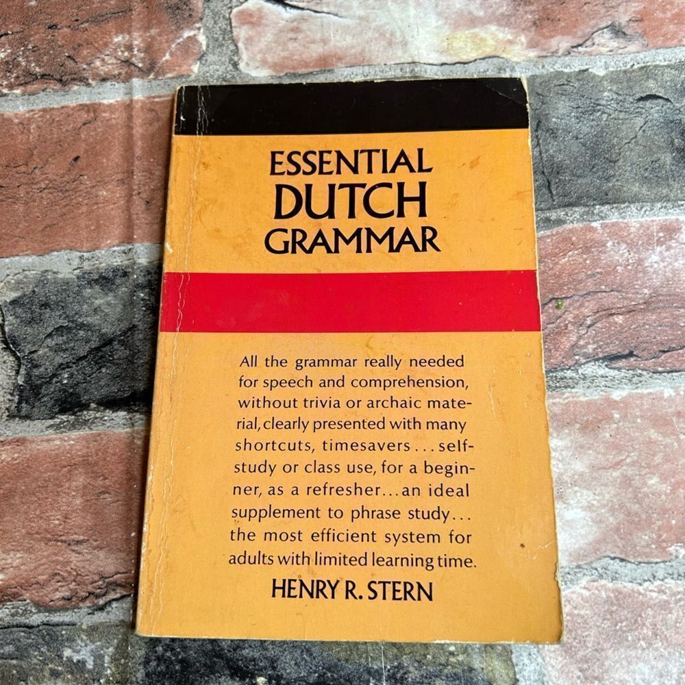 5 for $25🔥Essential Dutch Grammar (Paperback)